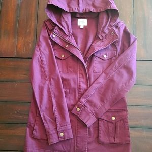 Wine- Colored Jacket
